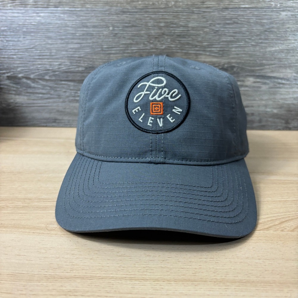 5.11‎ Tactical Hat Cap Snapback Gray Performance Slate One Size Adjustable